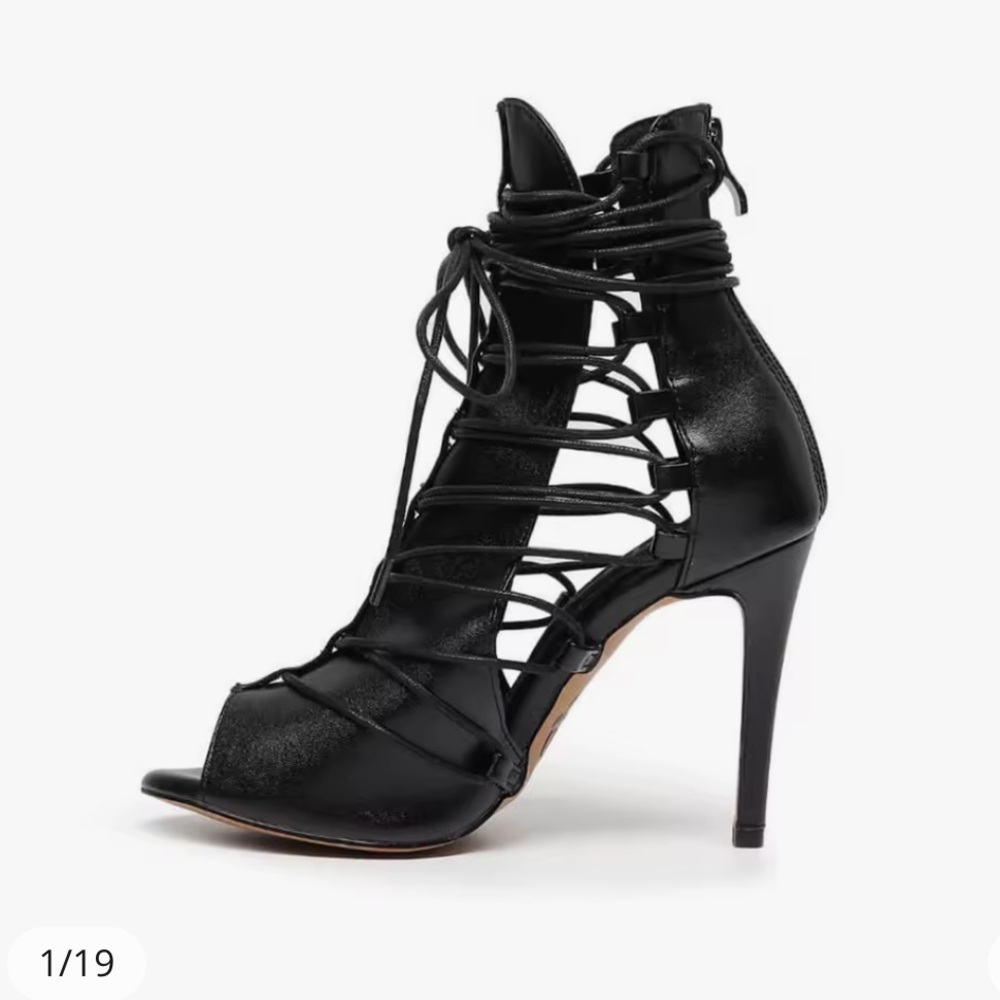 NWT Dance Heels Boots Black